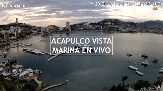 Acapulco Guerrero En Vivo  Vista panorámica de la Marina [upl. by Jeffcott]