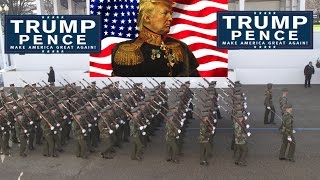 Troops Rehearse for Trump Inauguration Parade [upl. by Olds]