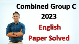 Group C 2023 English Explanation  Combined C  mpscenglish maheshpatil mpsccombined [upl. by Ientirb688]