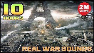 Real War Sounds  10 Hours  HD 1080p Video goalhoven [upl. by Lux566]