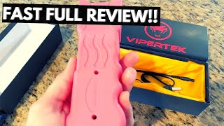 VIPERTEK VTS979  59 Billion Stun Gun Full Review [upl. by Apeed]