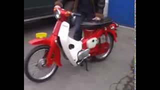 Honda C50 Oldtimer 50ccm [upl. by Ayhtak]