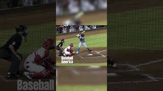 Kemp Alderman 1168 mph home run swing  Miami Marlins homerun fyp [upl. by Sabelle]