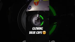 Would You Buy This Testing Glowing Valve Caps on Car Wheels CarAccessories CarLovers CarParts [upl. by Hadley70]