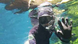 Snorkelling at Kilsby Sinkhole [upl. by Anerbes]