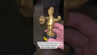 2007 Golden Homer Simpson figure from The Simpsons movie [upl. by Biddie51]