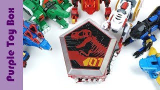 Transformer Dinosaur Tyrannotooth Geo Mecha Captain Dino Robot Toys [upl. by Ayr183]