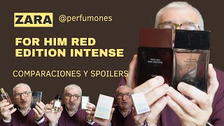 ZARA FOR HIM RED EDITION INTENSE COMPARATIVAS Y MUCHO MAS TE LO CUENTO TODO perfumes [upl. by Babcock614]