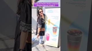 Starbucks New Summer Drinks Honest Review😍🍸 starbucks trending viral summer shorts [upl. by Shipman381]