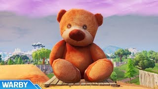 Giant Teddy Bear in Fortnite Battle Royale [upl. by Zetnauq526]