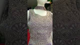 Fancy Embroidery Long Frock only ShreeSarrees [upl. by Adiuqram376]