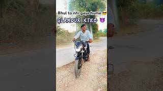 Bhul to nhi gaye khi 😎😈 vairalvideo automobile bikelover vlog glamourxtec125 [upl. by Ennairak]