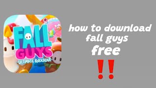 How to get Fall Guys on mobile iPhone outside of Eu [upl. by Nitsrek]