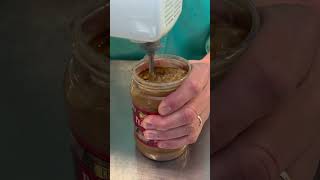 Easy Way To Mix the Oil into Natural Peanut Butter  Shorts Cookingtips food cooking [upl. by Reteid]