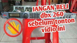 dbx 260 yg ori USA review [upl. by Rothstein]