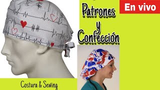 GORRO QUIRÚRGICO o GORRO CLÍNICO paso a paso para HOMBRE y MUJER ❤️ [upl. by Scully]