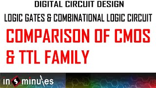 Module2Vid7Logic Gates and Combinational Logic CircuitsComparison of CMOS and TTL family [upl. by Harts]