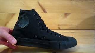 Converse All Stars Chuck Taylor High Black Monochrome [upl. by Pfosi888]