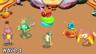 Amber Island Evolution  Waves 114 Full Songs My Singing Monsters [upl. by Nomzed]