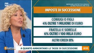 Successioneleredità   Unomattina  11102023 [upl. by Armington132]