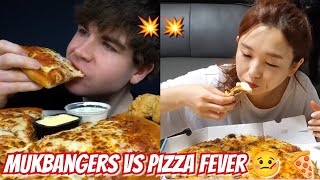 Mukbangers VS Pizza fever 🤒🍕💥💥  Taenut 20🥯 [upl. by Moe]