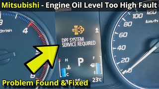 DPF System Service Required  Mitsubishi  How To Fix [upl. by Adiuqal]