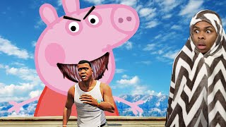 PEPPA PIG HAS AN EVIL BROTHER IN GTA 5 [upl. by Rebmaed]