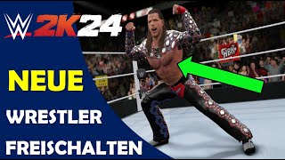 WWE 2K24 💪 ALLE NEUEN WRESTLER freischalten  So gehts  😍😍😍 [upl. by Kylstra737]