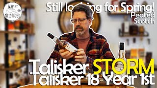 Talisker Storm Scotch Review with a Taste of Talisker 18 Year Old Single Malt [upl. by Hamlani]