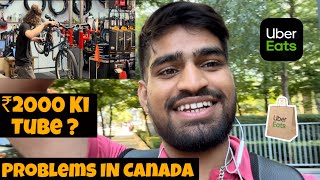 Uber Eats in Vancouver  ₹2000 ki Tube  Indians In Canada 🇨🇦  Ankush Canada 🇨🇦 [upl. by Keary84]