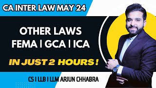 CA INTER OTHER LAW REVISION  MAY 24  NEW SYLLABUS  ENTIRE OTHER LAW IN 2 HOURS [upl. by Lleirbag]