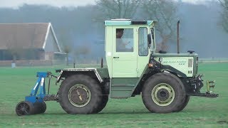 Overseeding with Renault amp MBTrac [upl. by Yramesor]