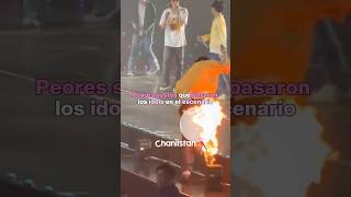 Peores sustos que pasaron los idols en conciertos kpop fyp bts blackpink twice viralvideo ive [upl. by Ttirrej]