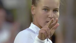 Veronika Kudermetova 🇷🇺 upset with husband vs Maria Sakkari 🇬🇷 WTA 500 Charleston [upl. by Biggs]