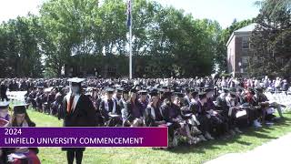 Linfield University Commencement Ceremony 2024 [upl. by Shaffert]