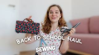 All the material I need for sewing school as a Costume student  chatting about the first days [upl. by Frances416]