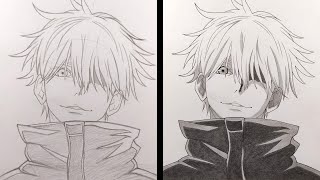 How to Draw GOJO SATORU  Jujutsu Kaisen [upl. by Philip]