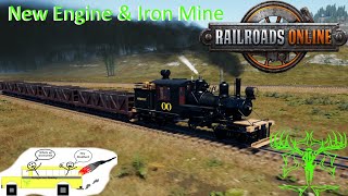 RailRoads Online New Engine amp Iron Mine with Grizzly New Map Ep3 [upl. by Semaj584]