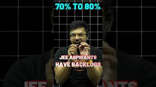 3 ways to deal with JEE Backlogs😍😍jee jee2025 iit iitjee backlogs jeebacklogs jeepreparation [upl. by Ltihcox]