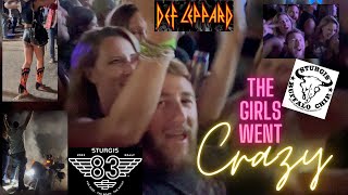 sturgis girls went crazy SturgisBuffaloChip for Def Leppard 2023 [upl. by Siraj]