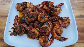 Quick amp Easy Garlic Butter Shrimp  Kdeb Cooking [upl. by Isus441]