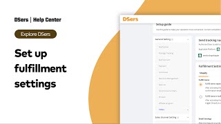 Explore DSers  Set up fulfillment settings  DSers [upl. by Jempty]