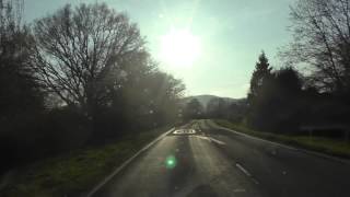 Driving On The B4211 From Rhydd To Barnards Green Malvern Worcestershire England 6th April 2015 [upl. by Robbert]