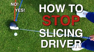 Stop Slicing Driver with This Simple Golf Lesson [upl. by Irby]