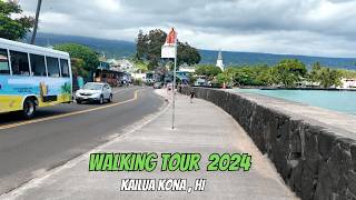 Kailua Kona Hawaii Walking Tour [upl. by Anwahsar]