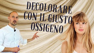 Tutorial  come Decolorare e Schiarire i capelli con il giusto ossigeno Quale 10203040 Volumi [upl. by Ayotnahs]