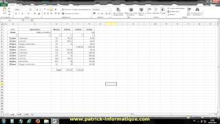 Tuto  Excel 2010  Gestion des feuilles  Extrait [upl. by Genni]