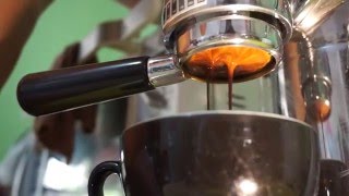 La Pavoni Stradivari Espresso Shot Pull [upl. by Kenlee]