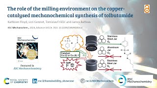 The role of the milling environment on the coppercatalysed mechanochemical synthesis of Tolbutamide [upl. by Trawets653]