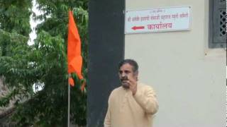 Dharmaveer Sambhaji Raje  Remembrance by quotMr Milind Ekbotequot at Vadhu Samadhi Smarak Part2 [upl. by Owades]